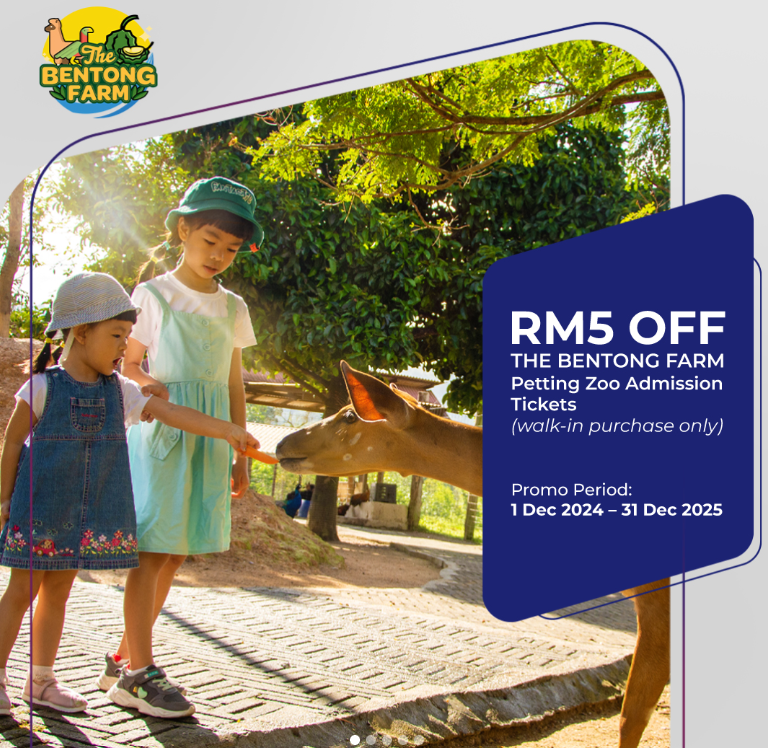 📣 Save RM5 at The Bentong Farm with Petron! 🌟 Redeem your e-Voucher on the Petron App for exclusive discounts on the Petting Zoo and Monkey Spring. 🎫🐾